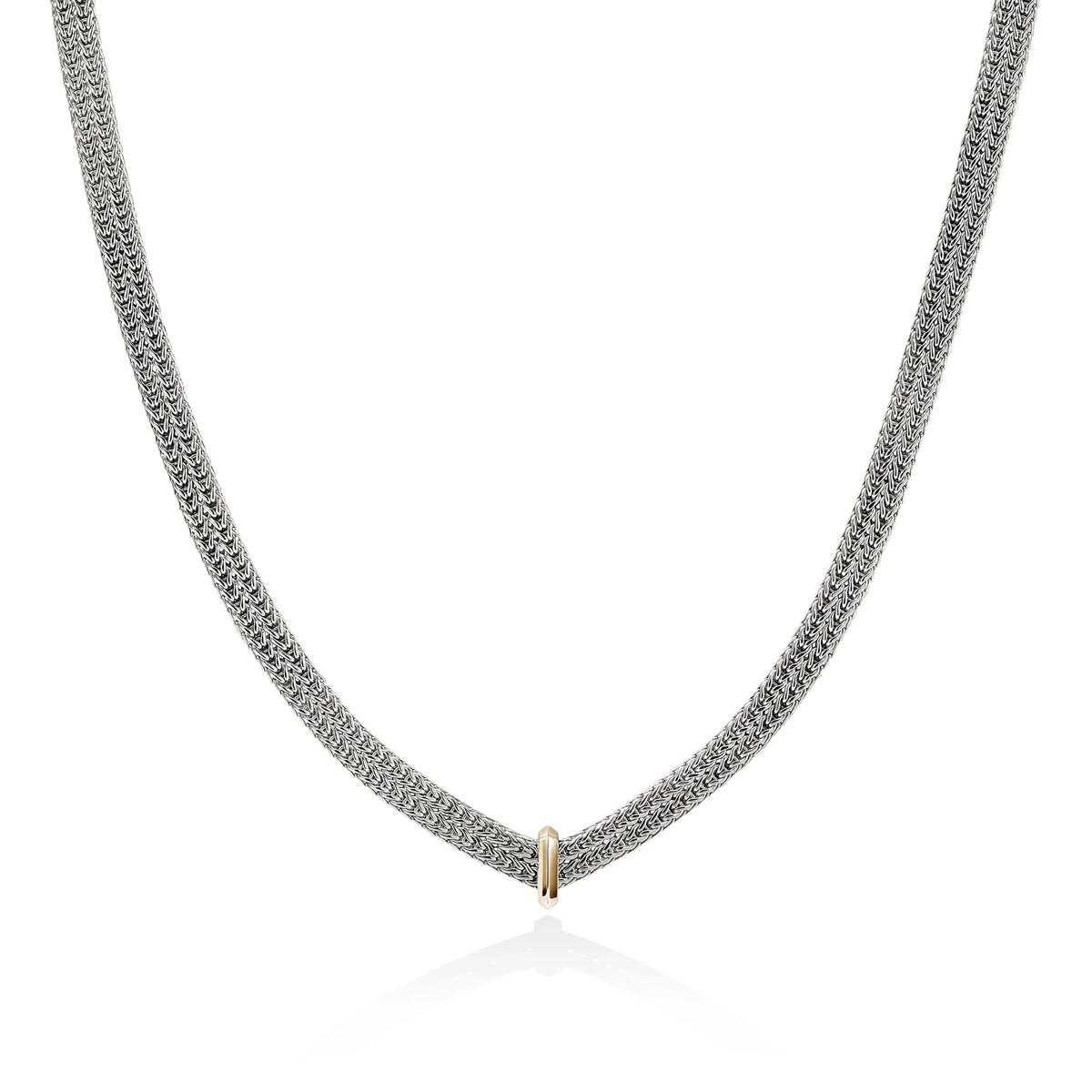 John Hardy Icon Necklace in Sterling Silver and 14kt Yellow Gold