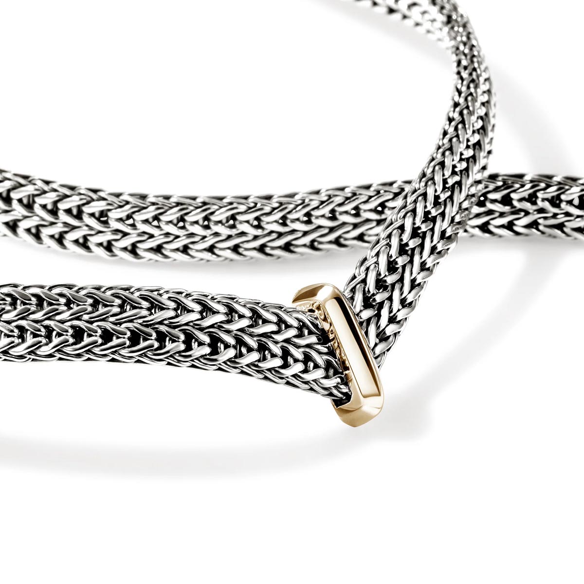 John Hardy Icon Necklace in Sterling Silver and 14kt Yellow Gold