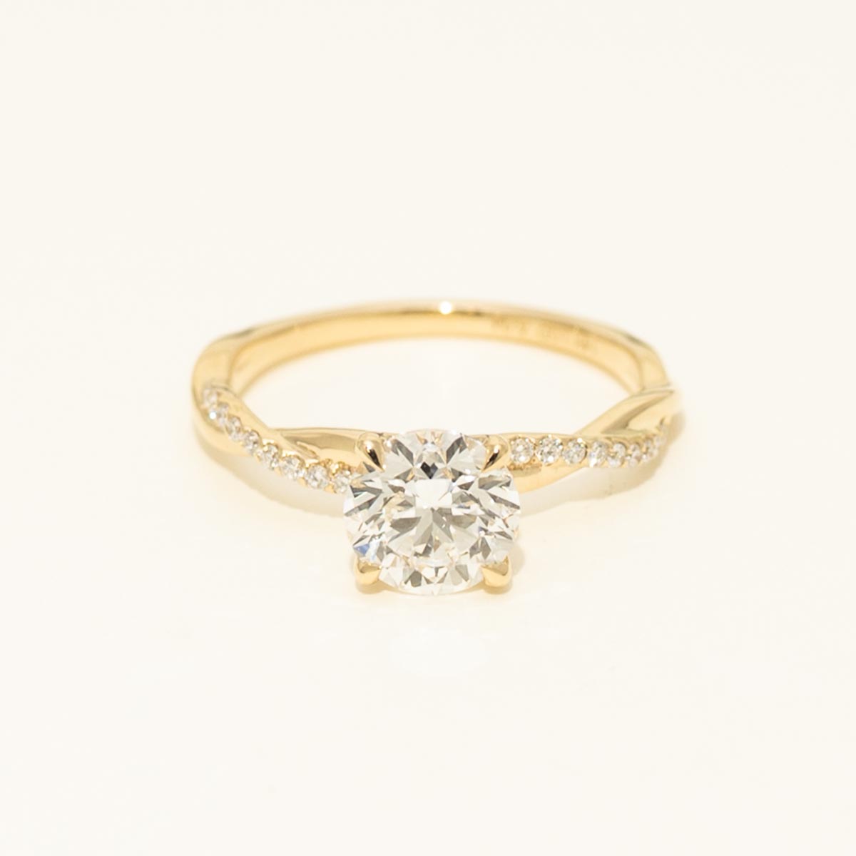 Lab Grown Diamond Engagement Ring in 14kt Yellow Gold (1 5/8ct tw)