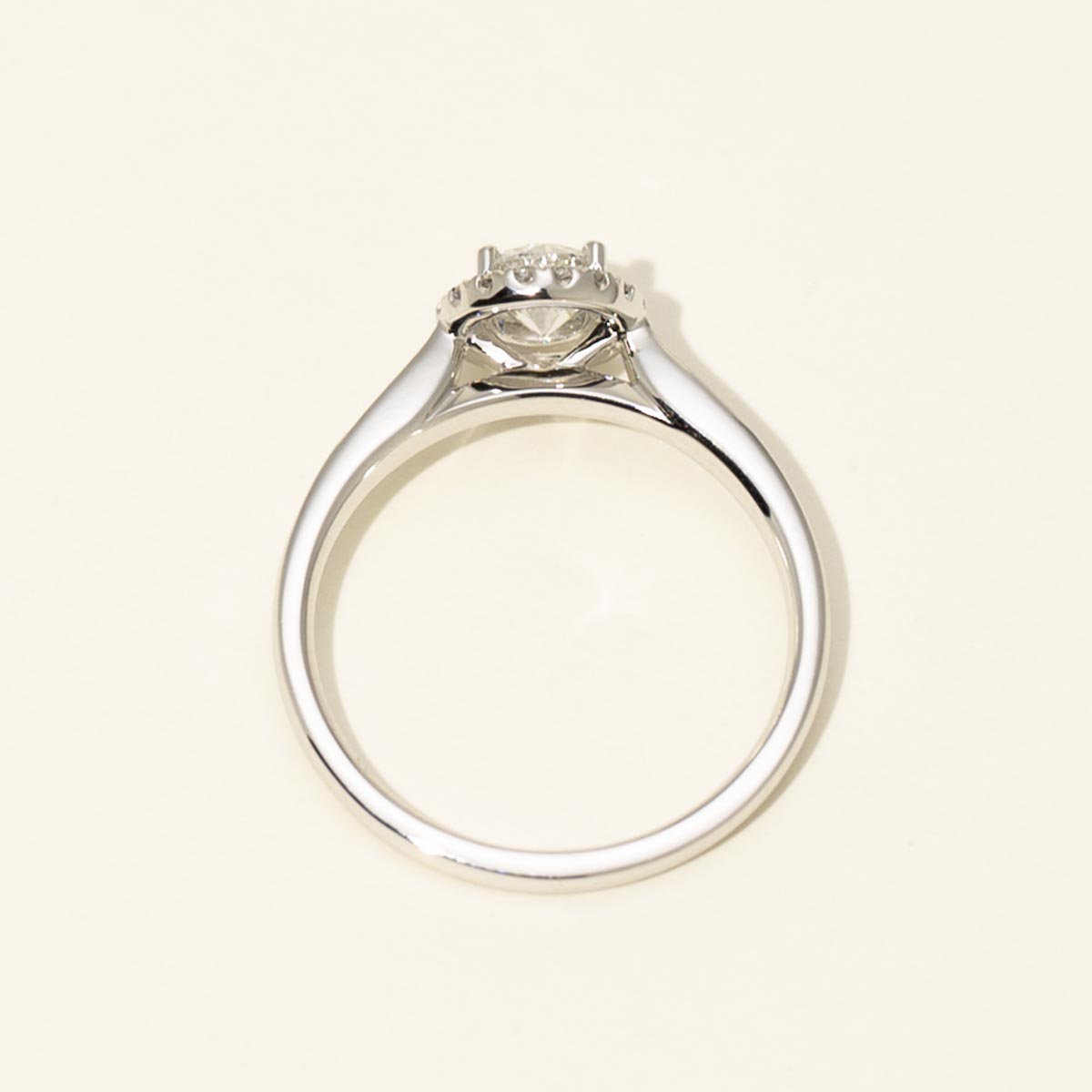 Diamond Halo Engagement Ring in 14kt White Gold (5/8ct tw)