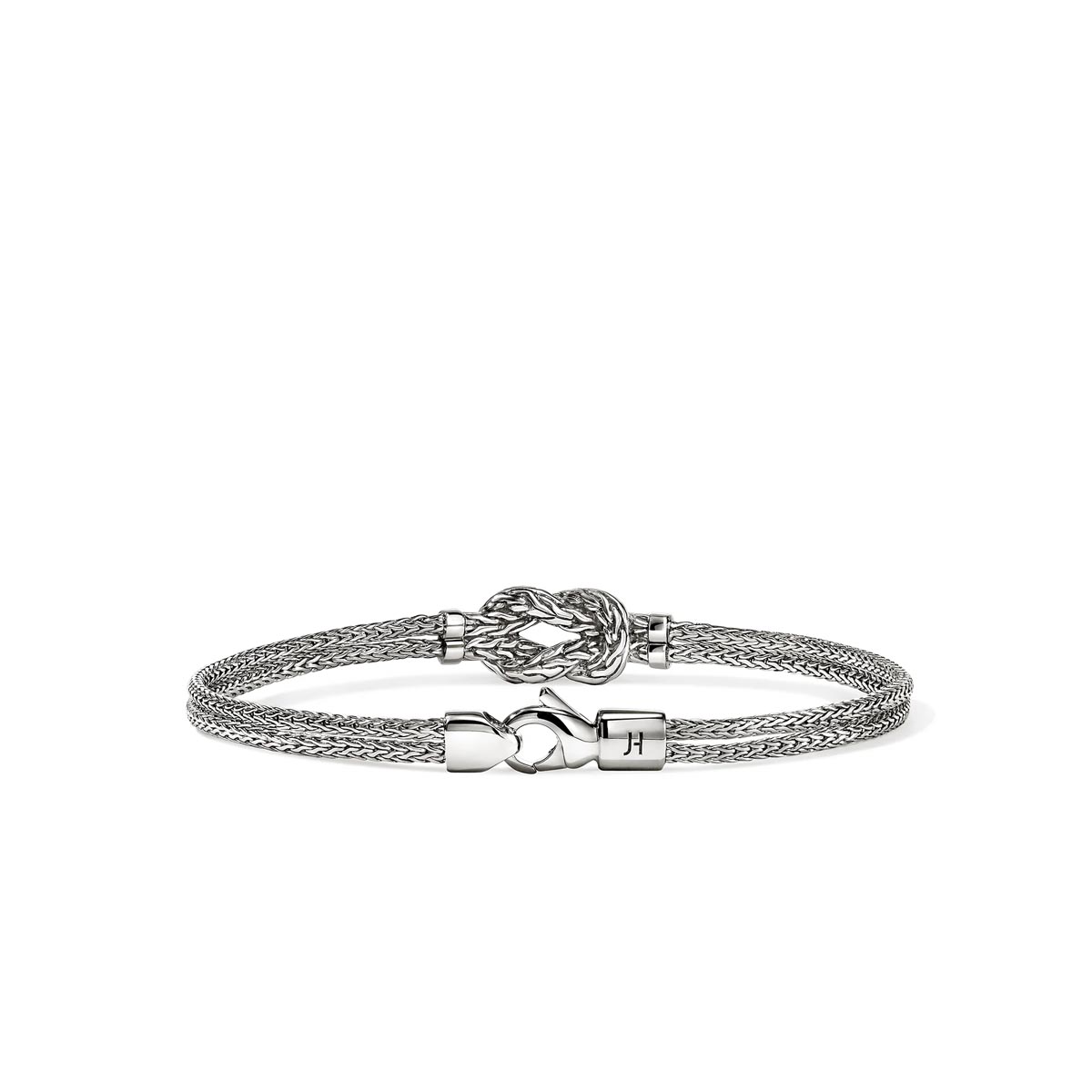 John Hardy Love Knot Bracelet in Sterling Silver with Diamonds (1/3ct tw)