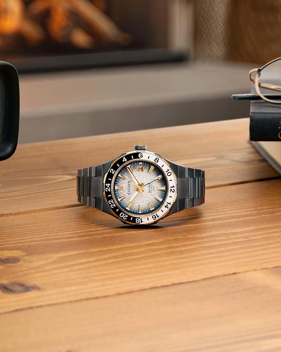 Citizen Limited Edition Series 8 Watch with White Dial and Stainless Bracelet (41mm and automatic movement)
