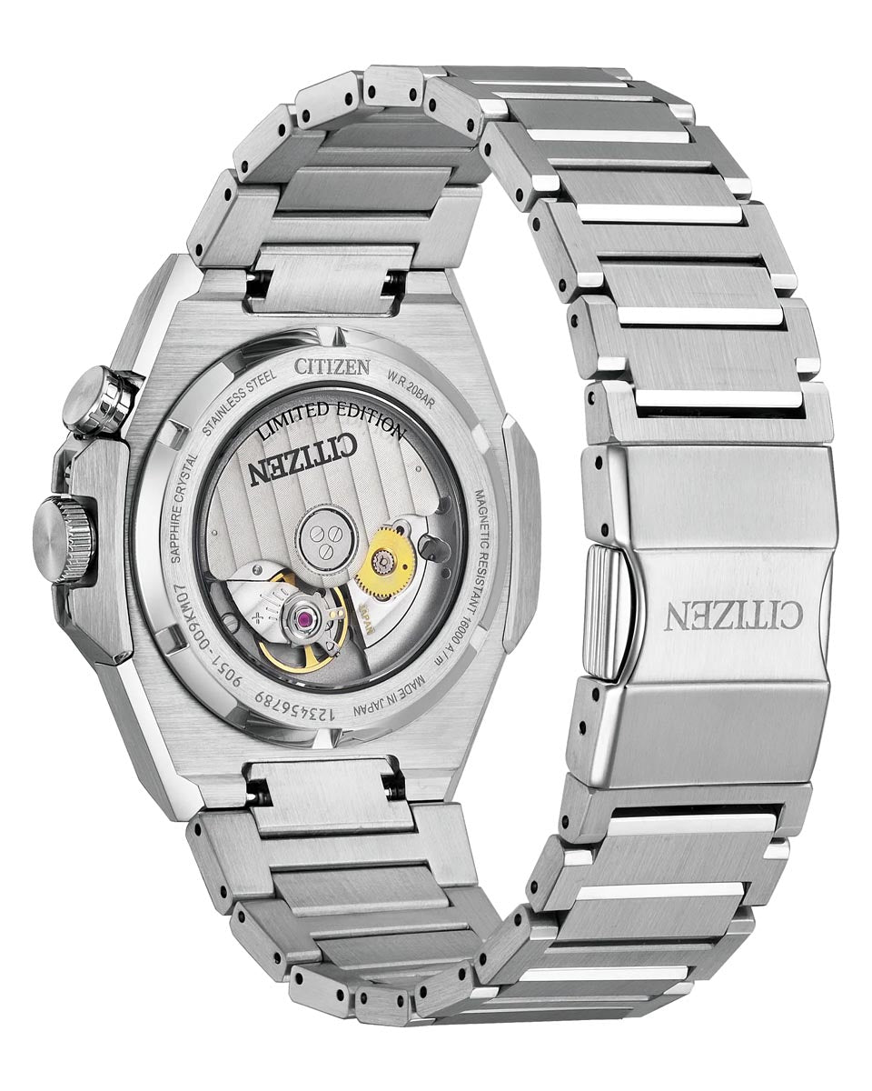 Citizen Limited Edition Series 8 Watch with White Dial and Stainless Steel Bracelet (42.6mm and automatic movemet)