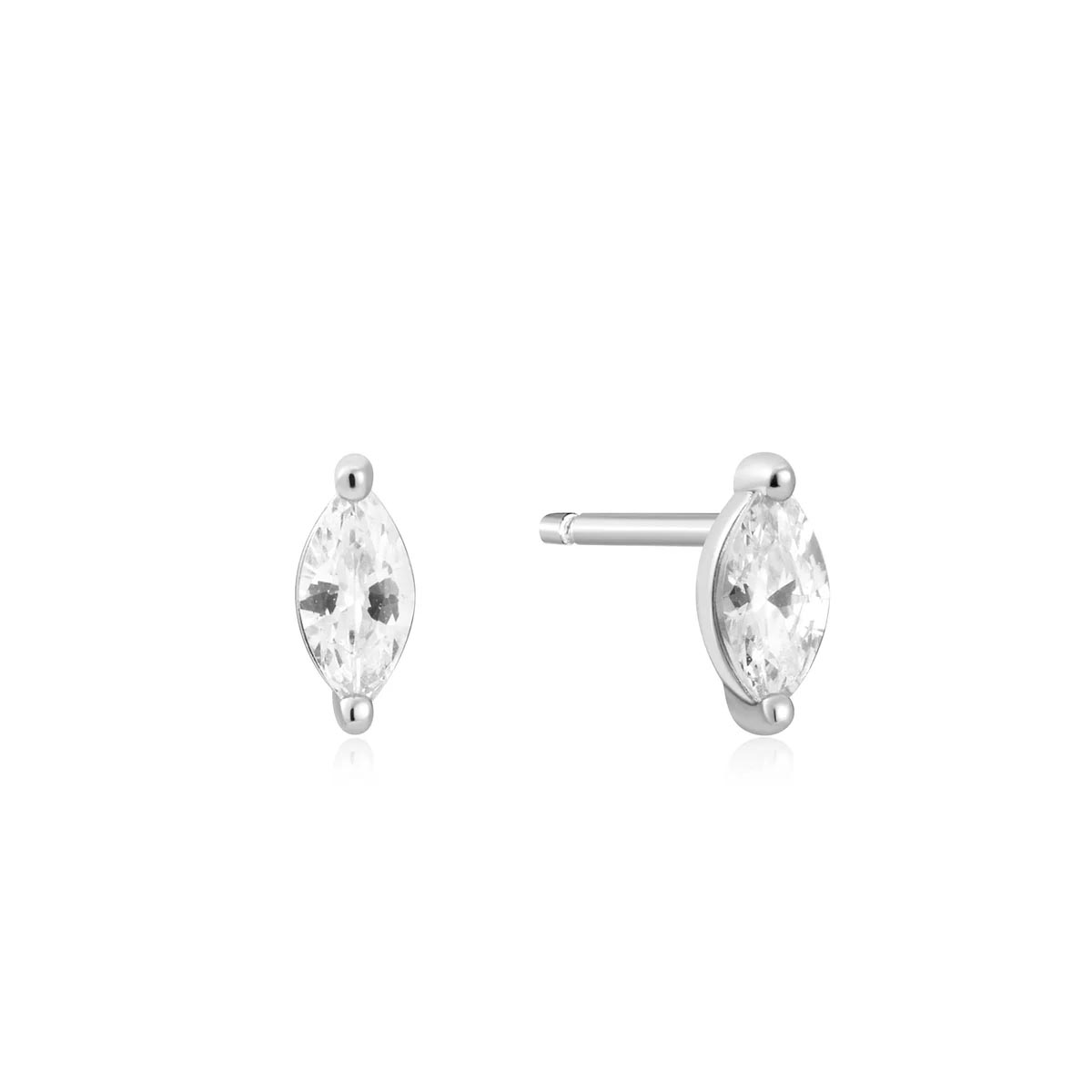 Ania Haie Marquise Cubic Zirconia Earrings in Sterling Silver