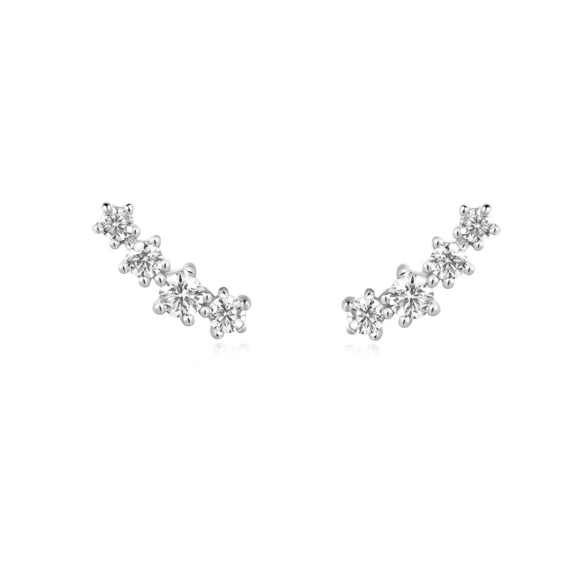 Ania Haie Cubic Zirconia Earrings in Sterling Silver