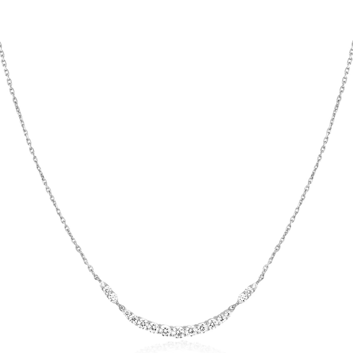 Ania Haie Cubic Zirconia Necklace in Sterling Silver