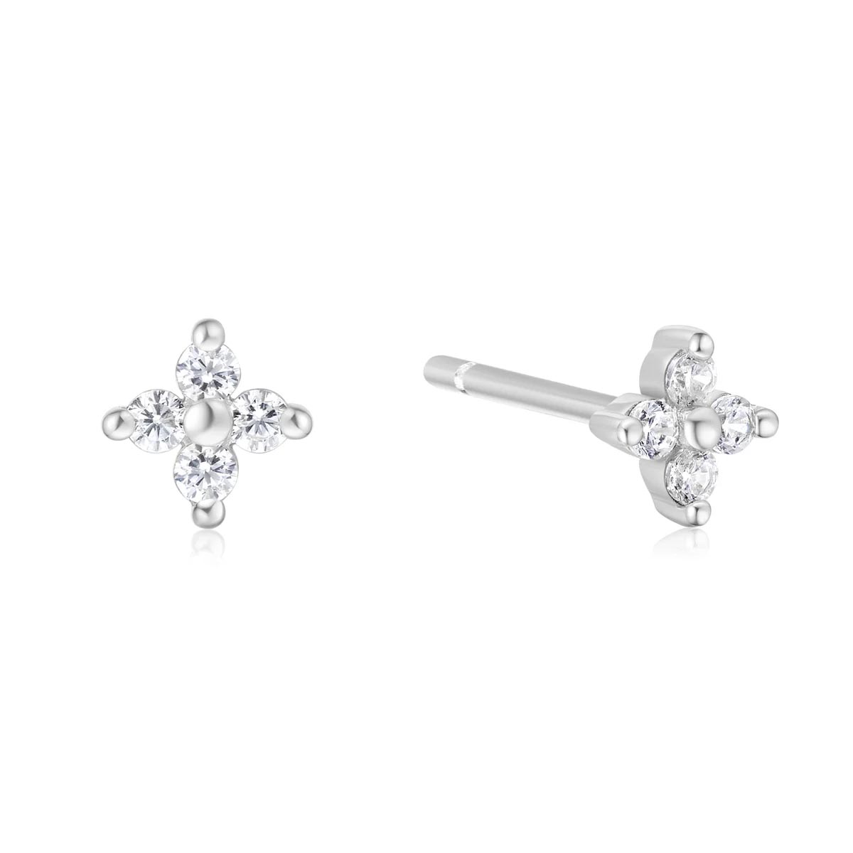 Ania Haie Cubic Zirconia Sparkle Earrings in Sterling Silver