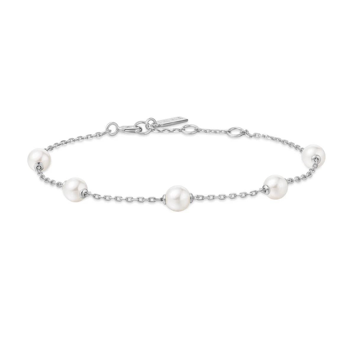 Ania Haie Shell Pearl Bracelet in Sterling Silver