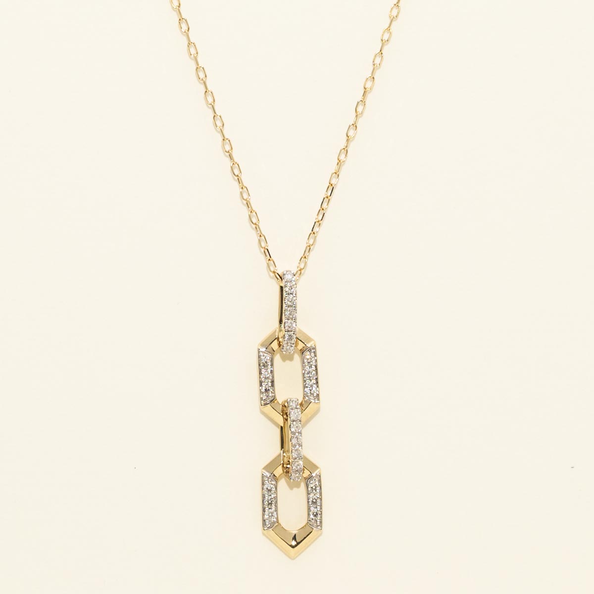 Diamond Fashion Necklace in 14kt Yellow Gold (1/5ct tw)