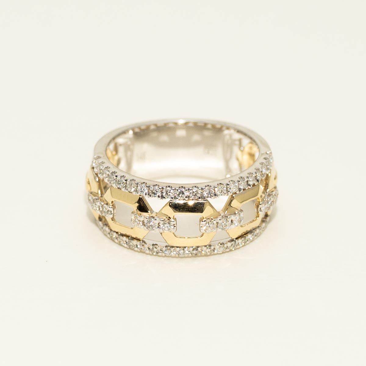 Diamond Fashion Ring in 14kt Yellow and White Gold (1/2ct tw)