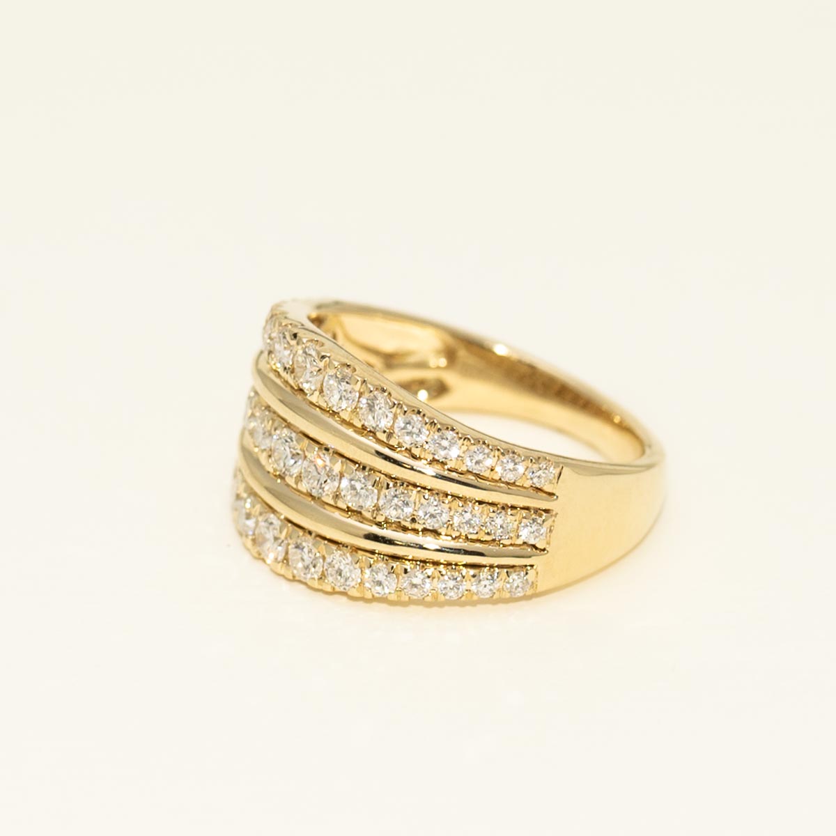 Diamond Fashion Ring in 14kt Yellow Gold (1ct tw)