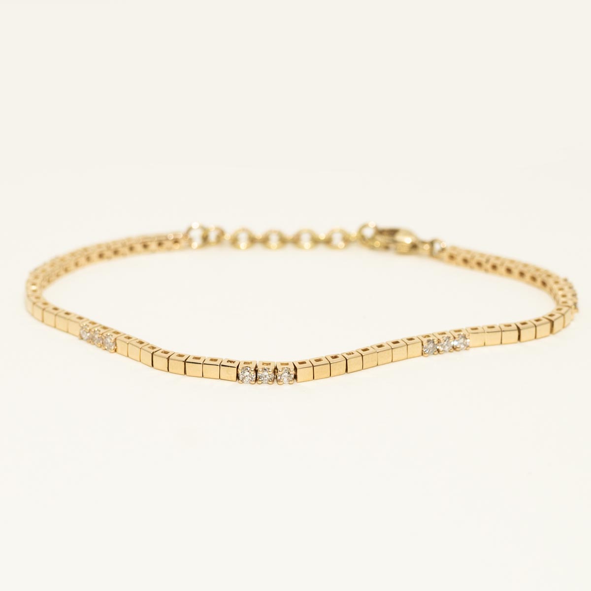 Diamond Link Bracelet in 14kt Yellow Gold (1/2ct tw)