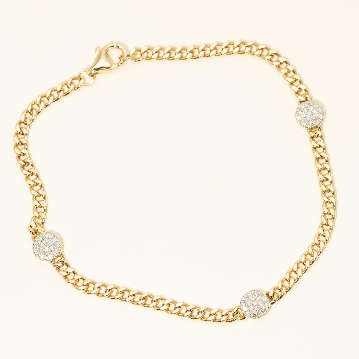 Diamond Circles Bracelet in 14kt Yellow Gold (1/5ct tw)