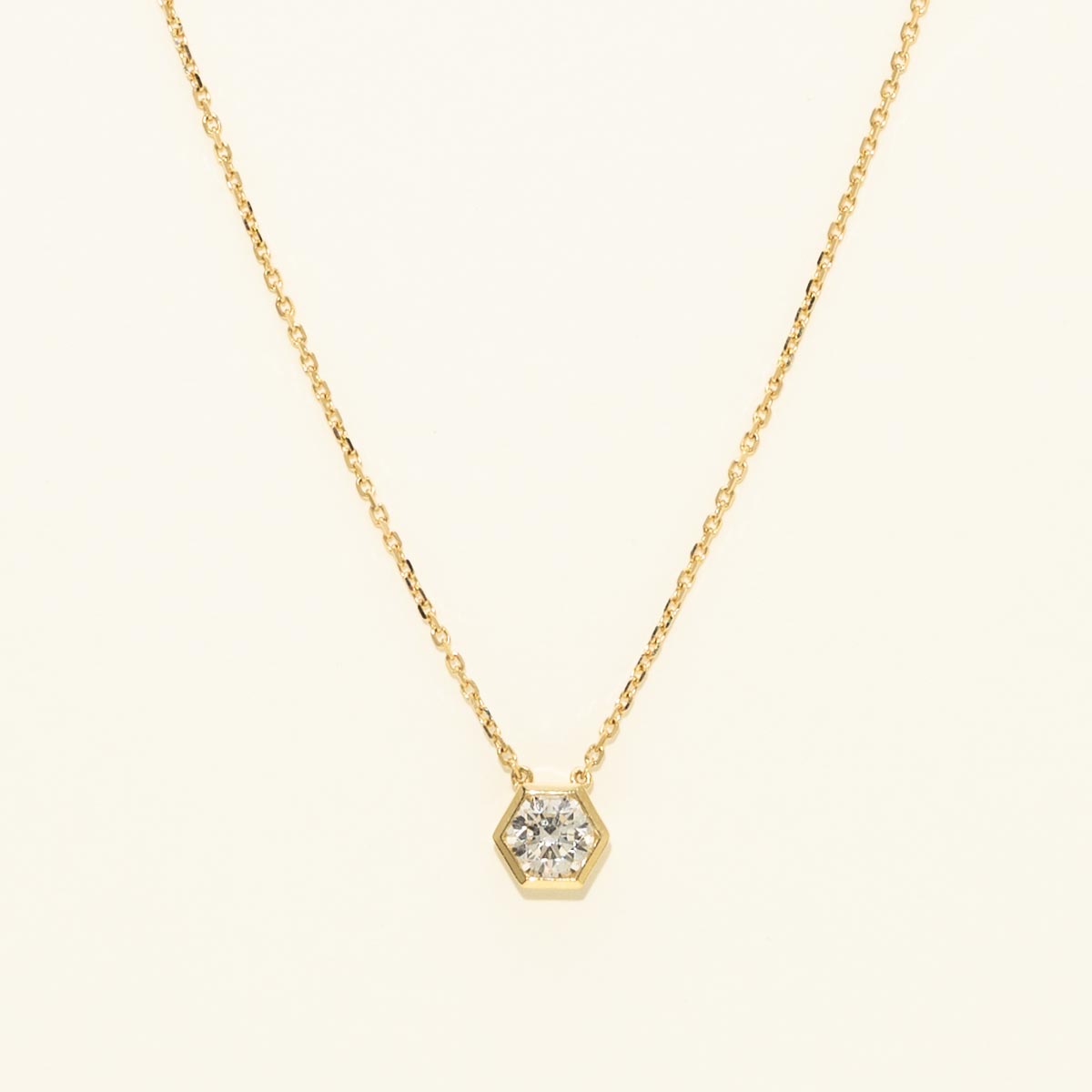 Broadway Collection Diamond Solitaire Necklace in 18kt Yellow Gold (1/2ct)