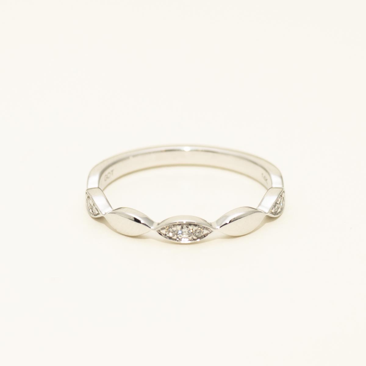 Diamond Band in 14kt White Gold (1/10ct tw)