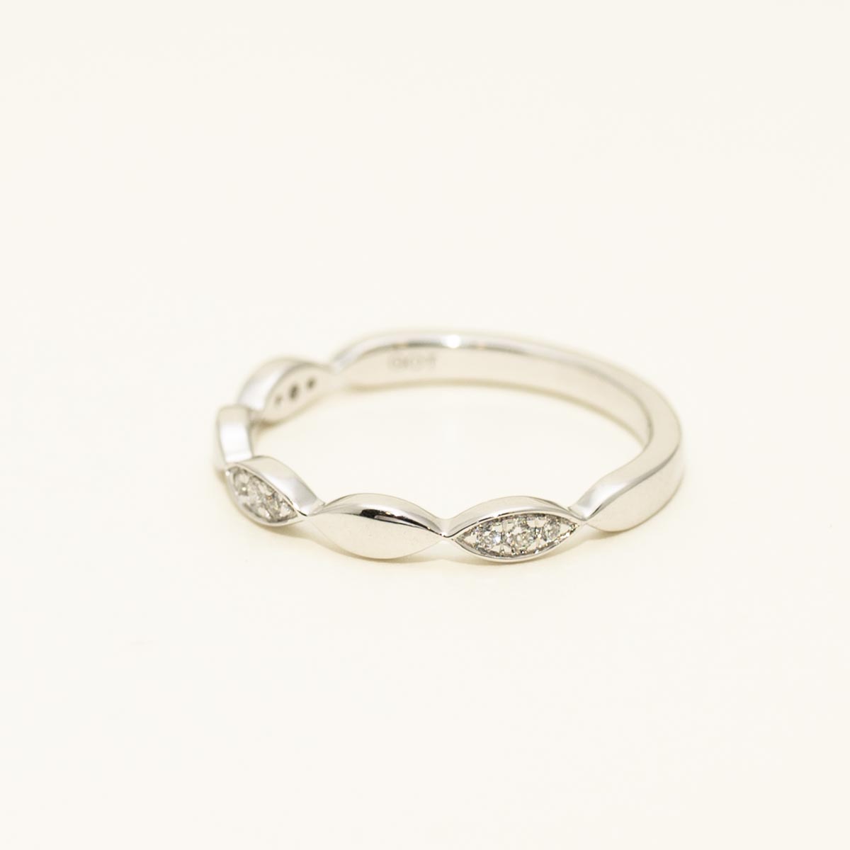Diamond Band in 14kt White Gold (1/10ct tw)