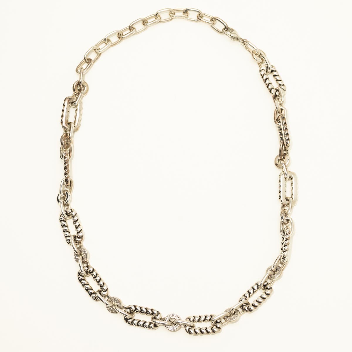 Diamond Necklace in Sterling Silver (1/4ct tw)