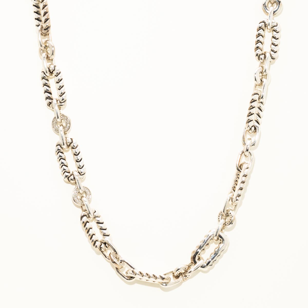 Diamond Necklace in Sterling Silver (1/4ct tw)