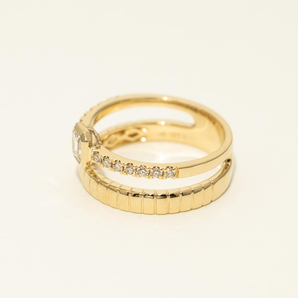 Emerald Cut Diamond Fashion Ring in 14kt Yellow Gold (1/2ct tw)