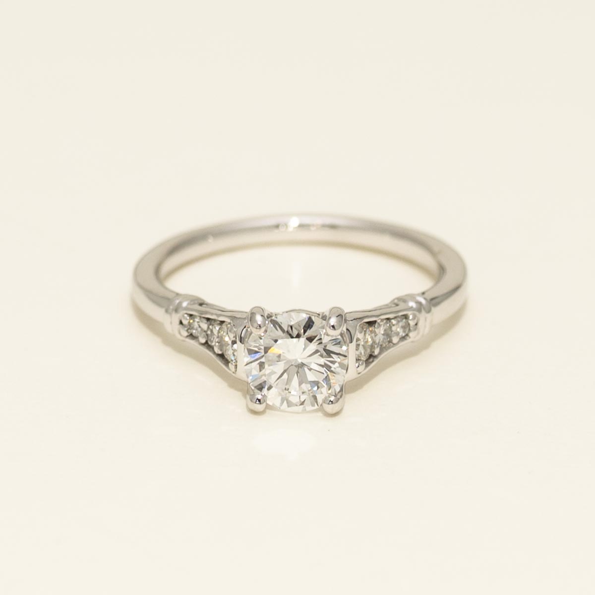 Diamond Engagement Ring in 14kt White Gold (1ct tw)