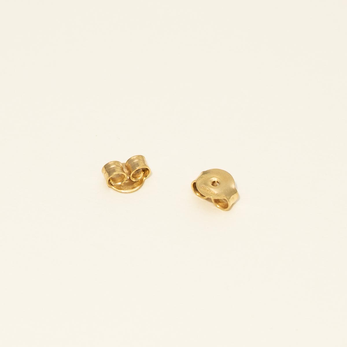 Twisted and Polished Double Hoop Earrings in 14kt Yellow Gold