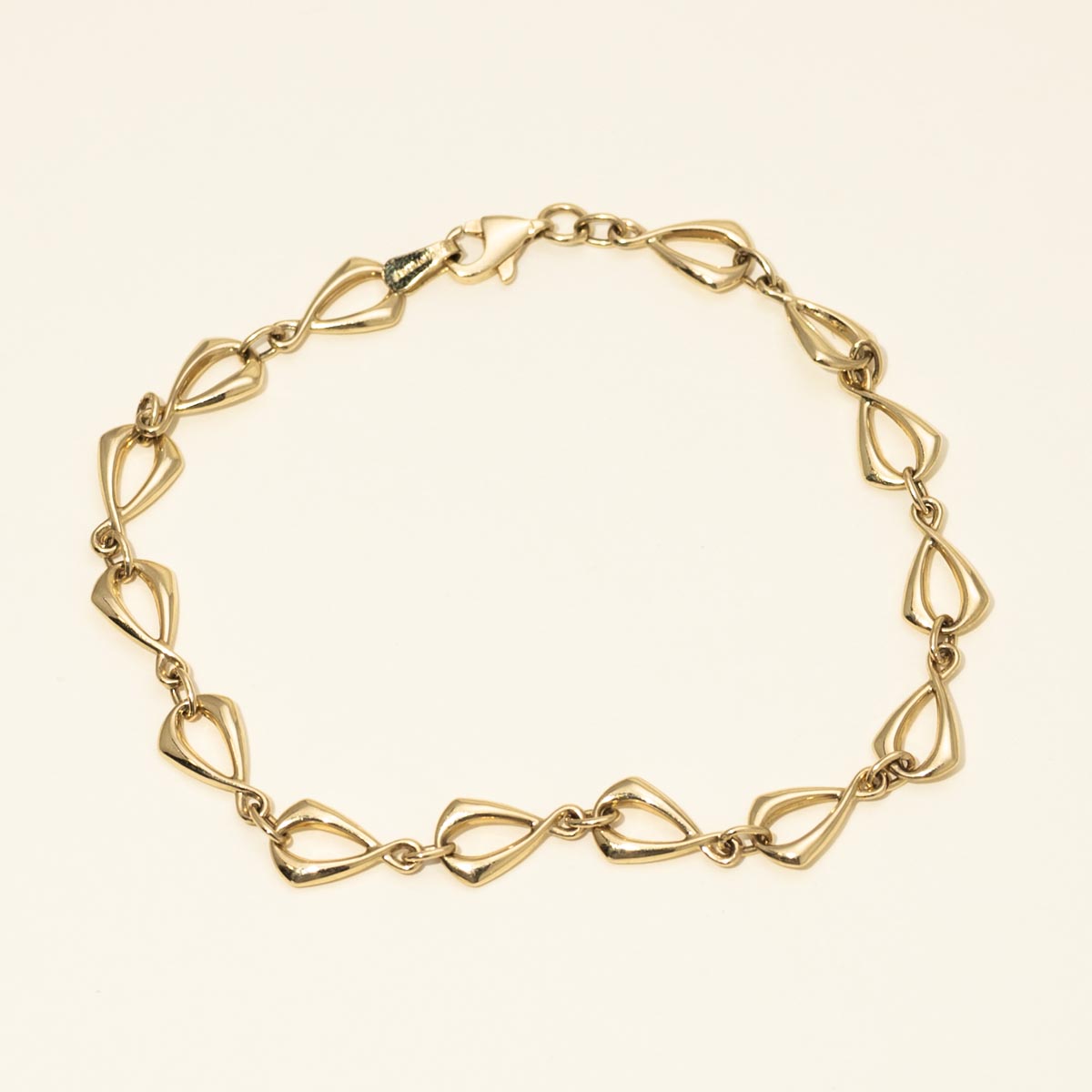 Fancy Link Bracelet in 14kt Yellow Gold (7.5 inches)