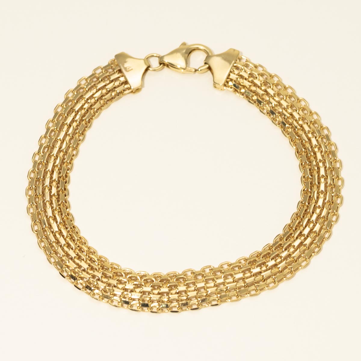 Fancy Link Bracelet in 14kt Yellow Gold (7.5 inches)