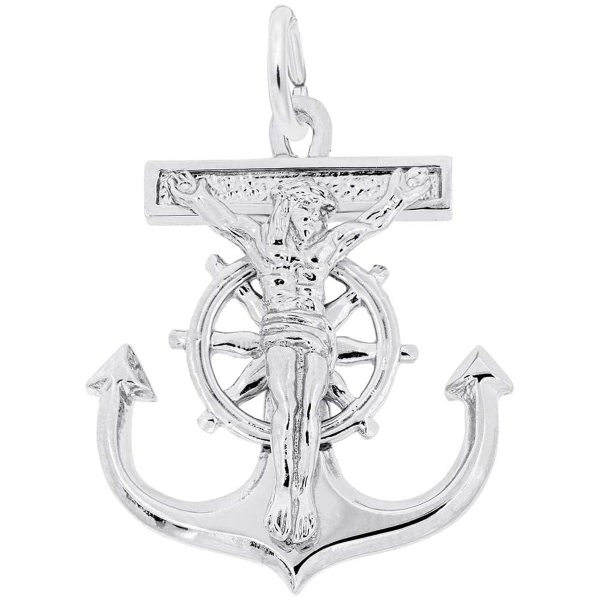 Mariners Cross Charm in Sterling Silver