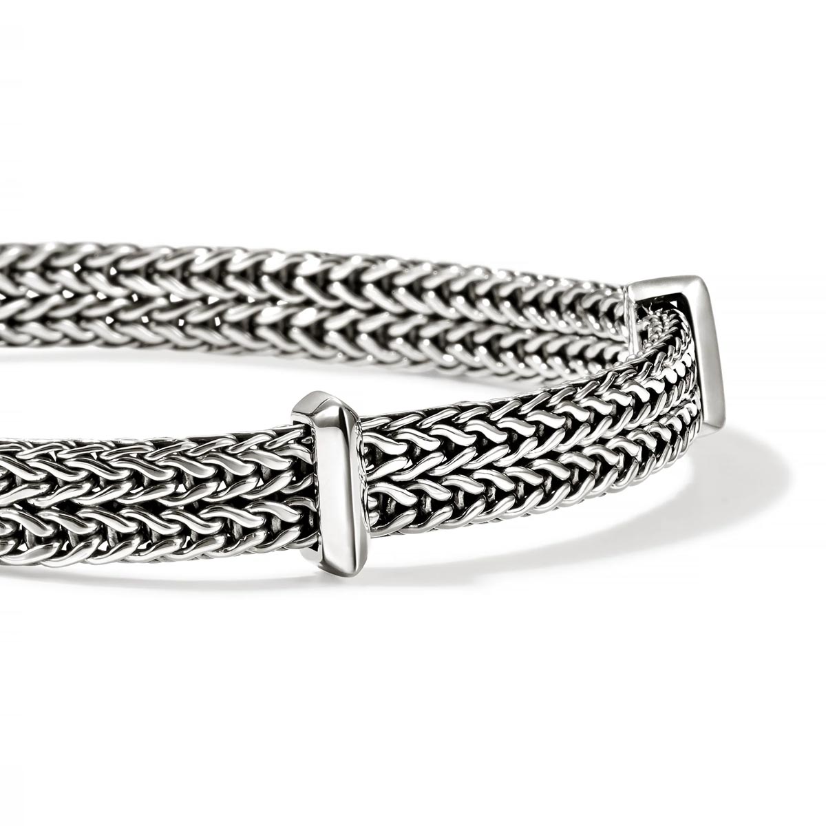 John Hardy Icon Flat Chain Bracelet in Sterling Silver (6mm)
