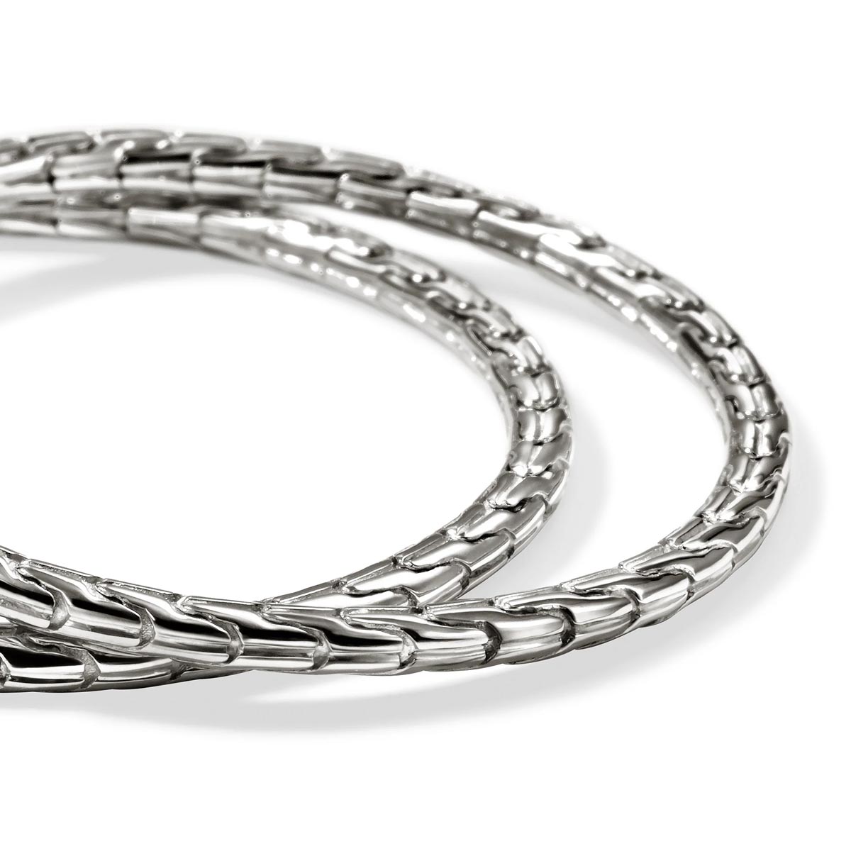 John Hardy Essentials Hoop Earrings in Sterling Silver