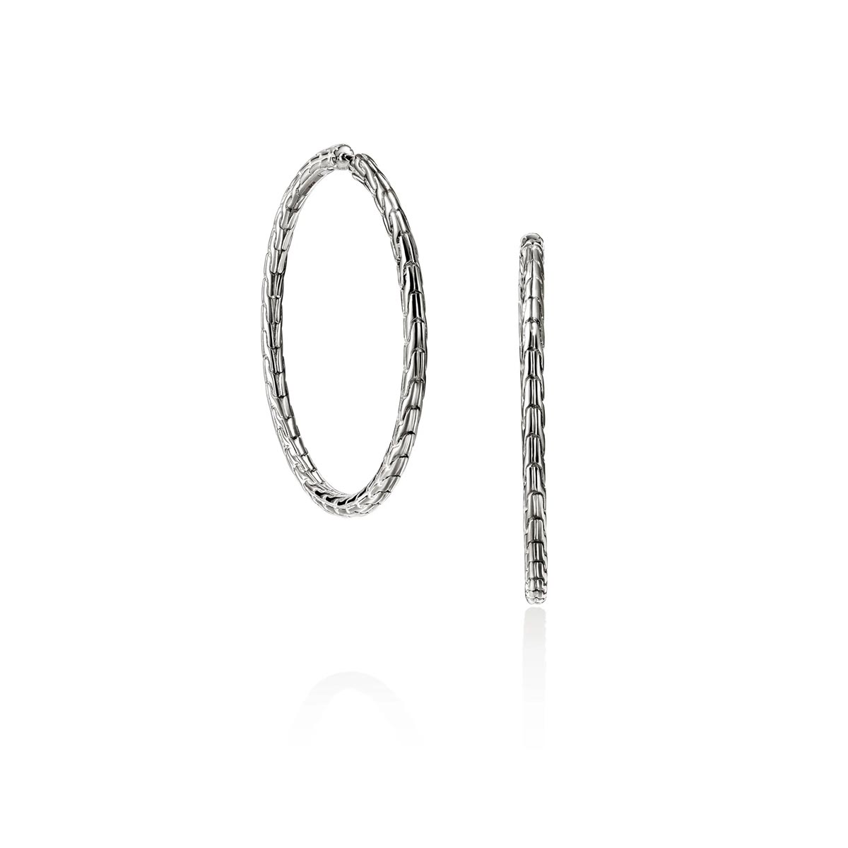 John Hardy Essentials Hoop Earrings in Sterling Silver
