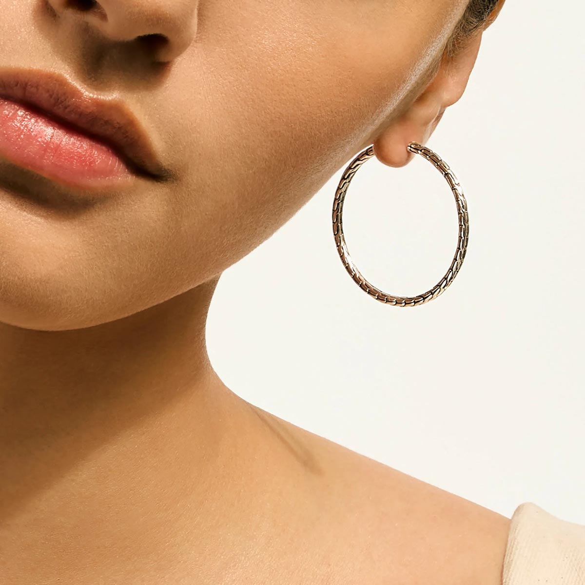John Hardy Essentials Hoop Earrings in Sterling Silver