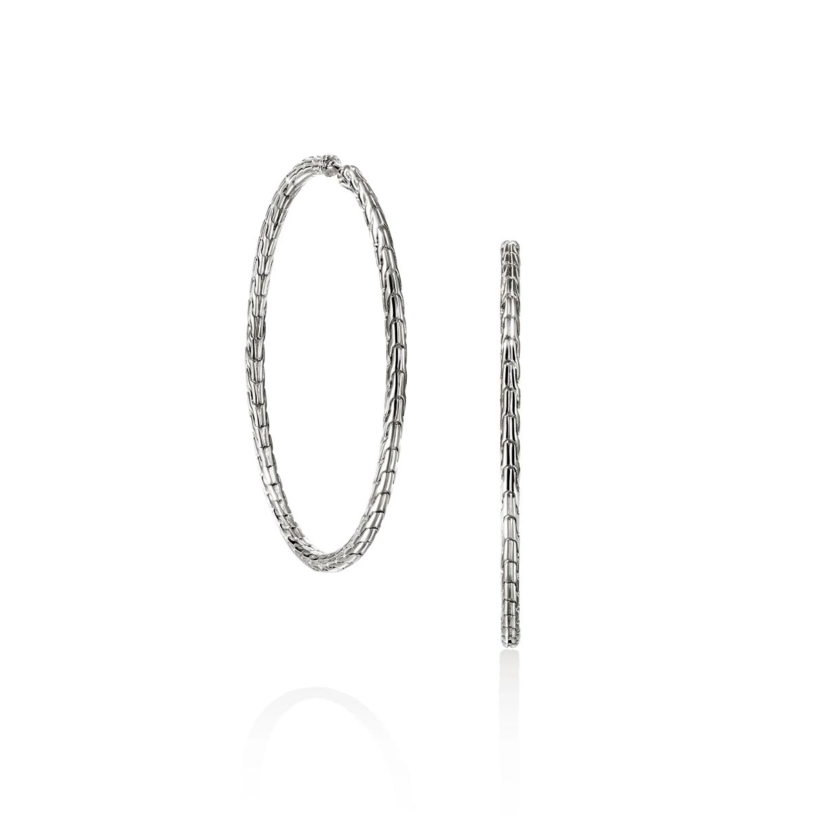 John Hardy Essentials Hoop Earrings in Sterling Silver