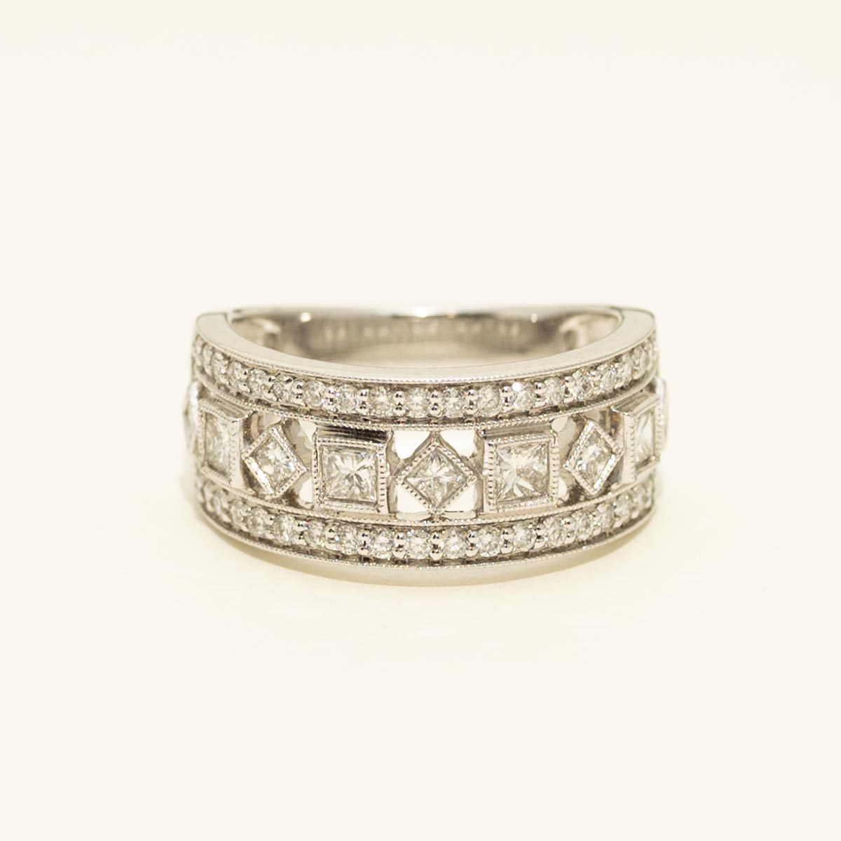Diamond Fashion Ring in 14kt White Gold (1ct tw)