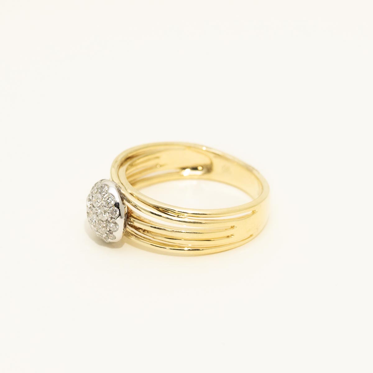Dabakarov Diamond Fashion Ring in 14kt Yellow Gold with Diamonds