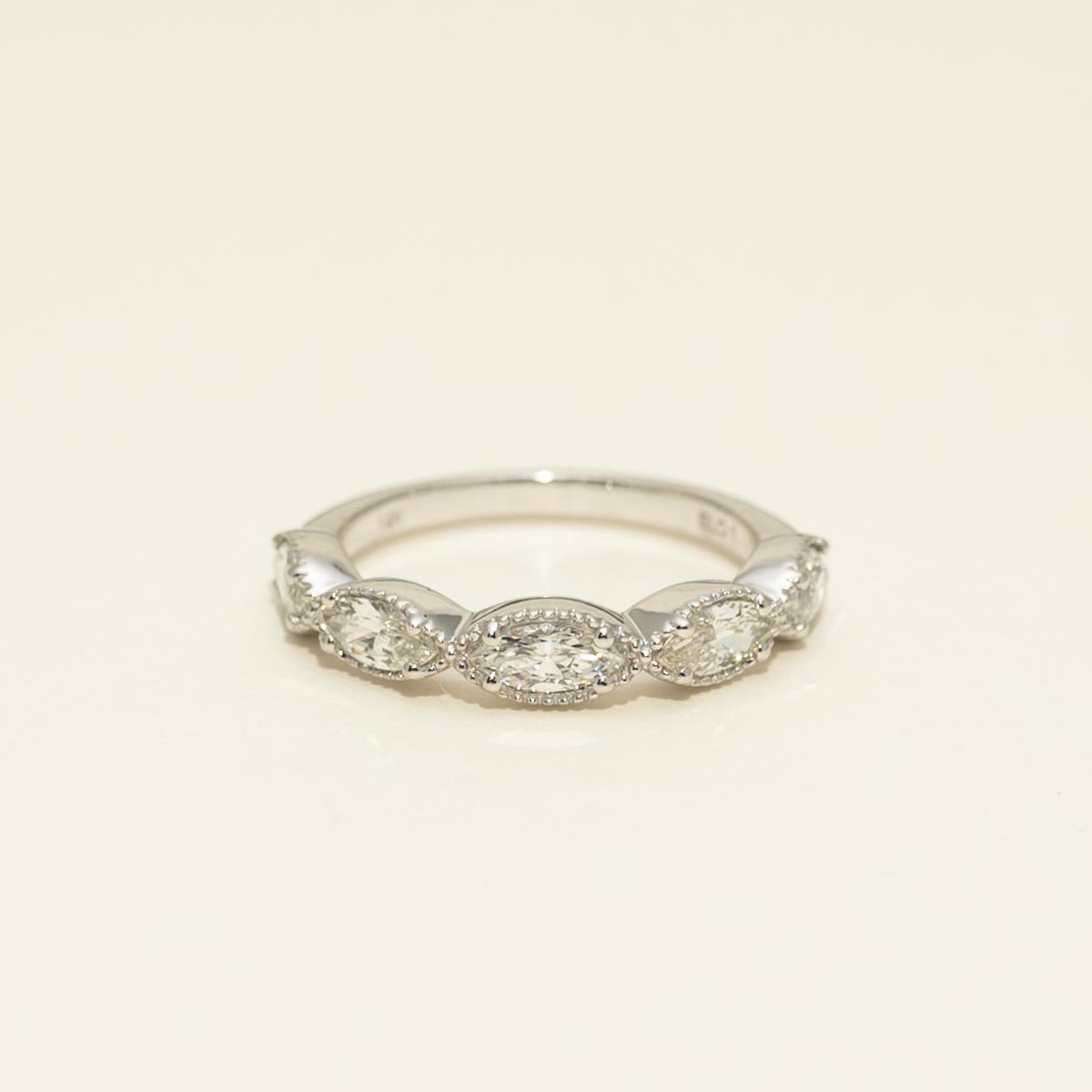 Marquise Diamond Wedding Band in 14kt White Gold (3/4ct tw)