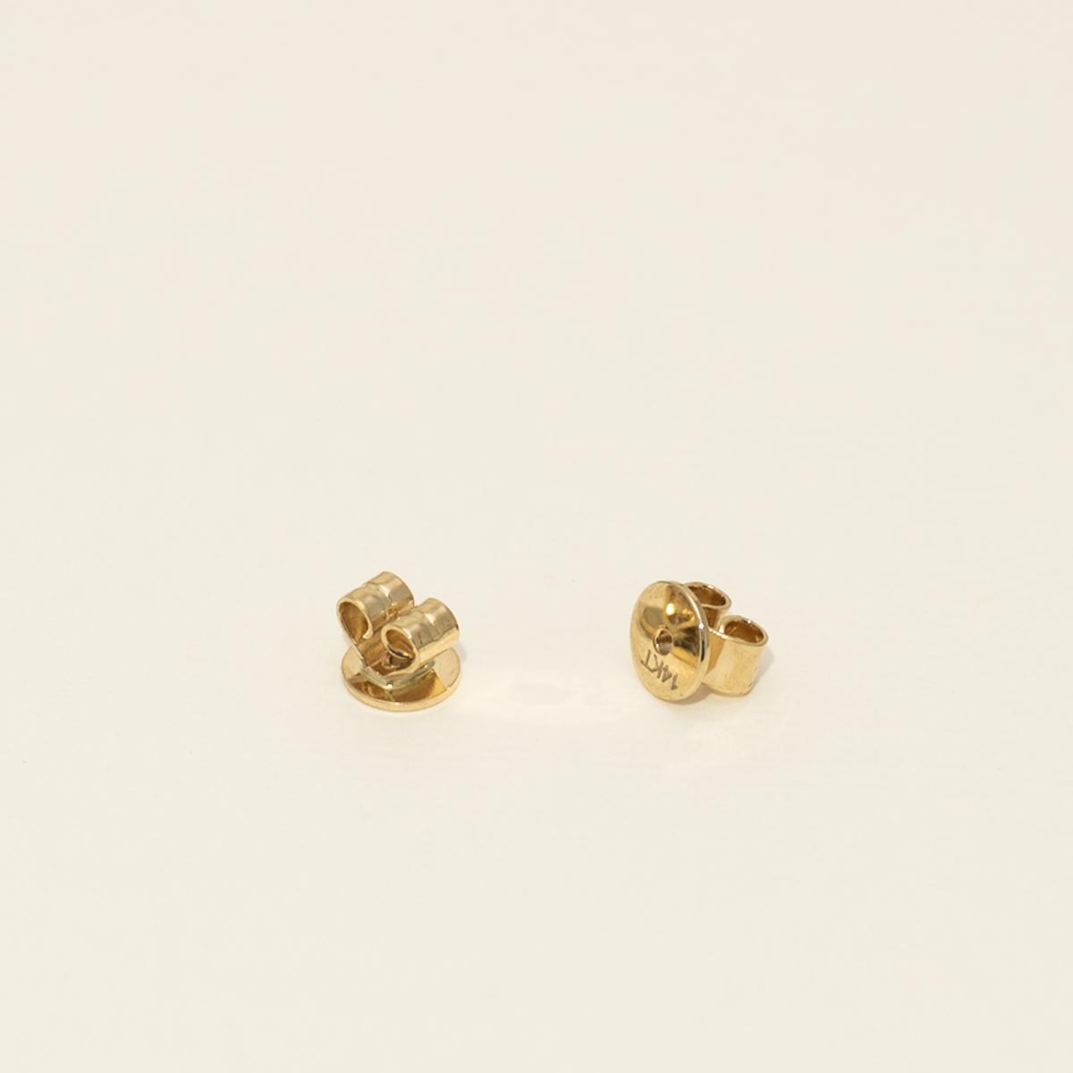 Diamond Bezel Stud Earrings in 14kt Yellow Gold (1/4ct tw)