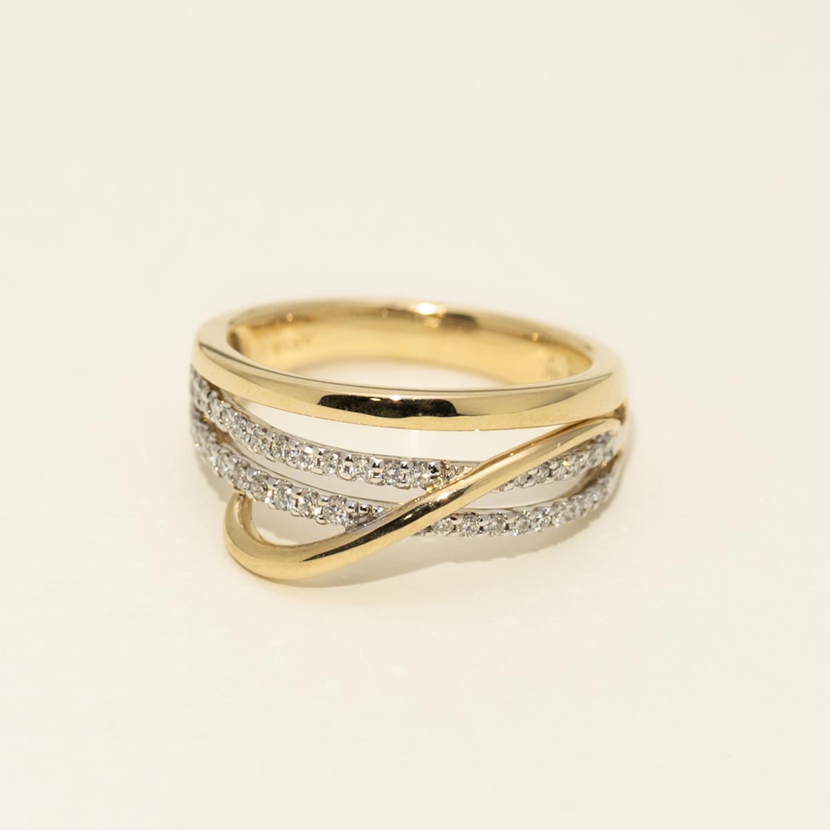 Diamond Fashion Ring in 14kt Yellow Gold (1/4ct tw)