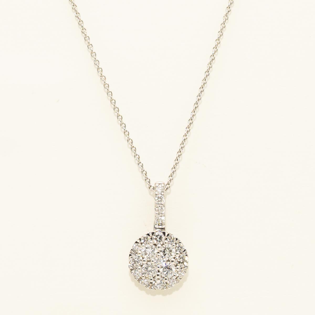 Diamond Fashion Necklace in 14kt White Gold (1/2ct tw)