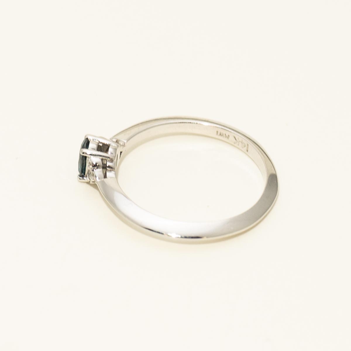 Blue and White Diamond Ring (1/4ct tw)