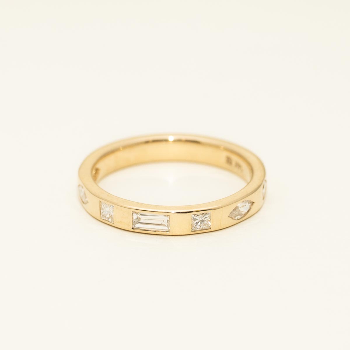 Multi Shape Fancy Diamond Band in 14kt Yellow Gold (1/2ct tw)