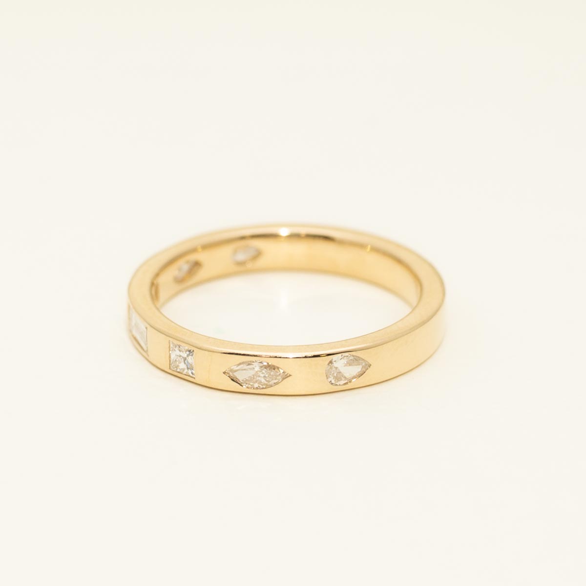 Multi Shape Fancy Diamond Band in 14kt Yellow Gold (1/2ct tw)