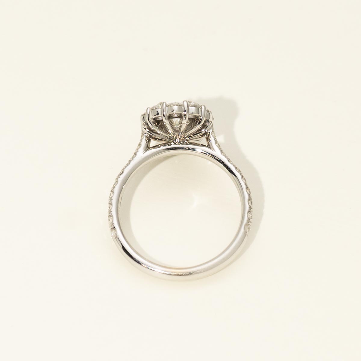Rahaminov Pear Diamond Halo Engagement Ring in 18kt White Gold (2ct tw)
