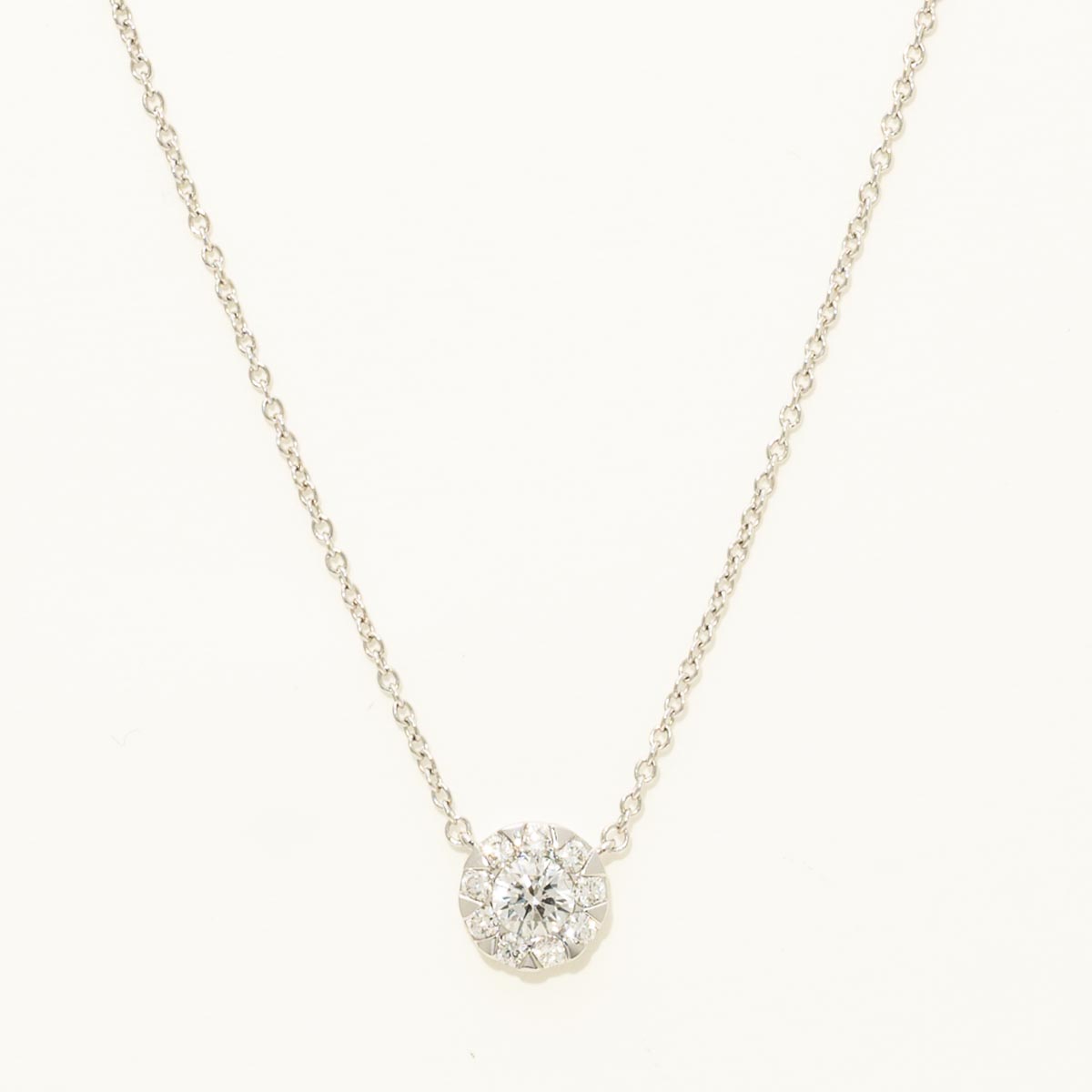 Memoire Diamond Bouquet Everyday Necklace in 18kt White Gold (1/2ct tw)