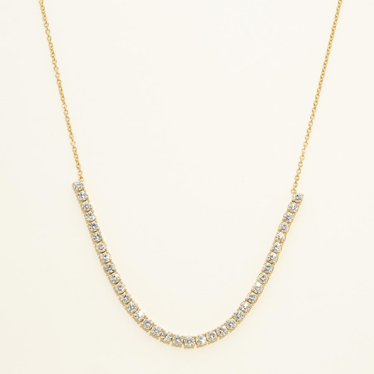Memoire Uniform Diamond Necklace in 18kt Yellow Gold (2ct tw)
