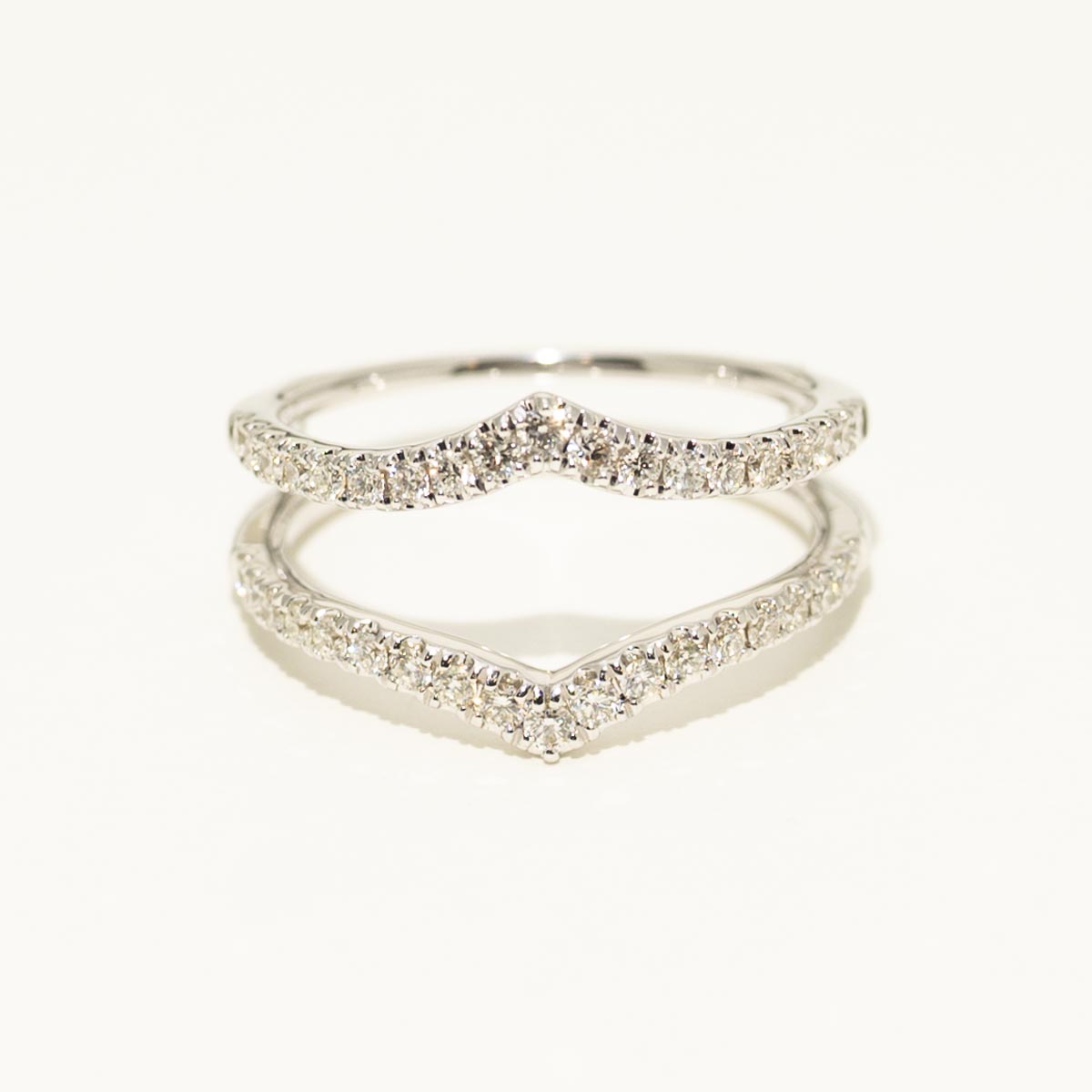 Diamond Curve Insert in 14kt White Gold (1/2ct tw)