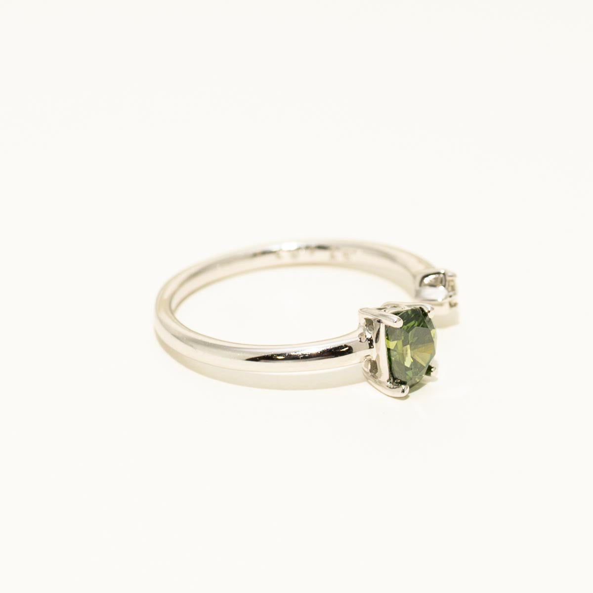 Green Diamond Fashion Ring in 14kt White Gold (1/2ct tw)
