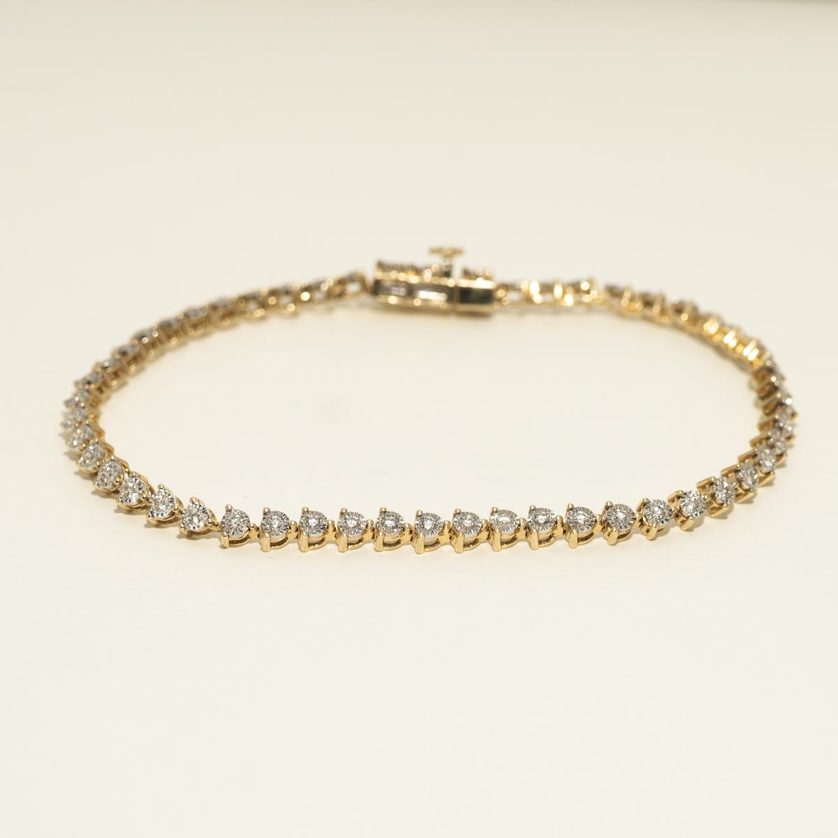 Diamond Tennis Bracelet in 14kt Yellow Gold (1ct tw)