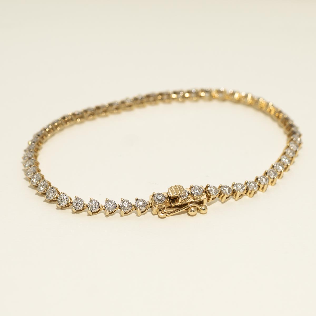 Diamond Tennis Bracelet in 14kt Yellow Gold (1ct tw)