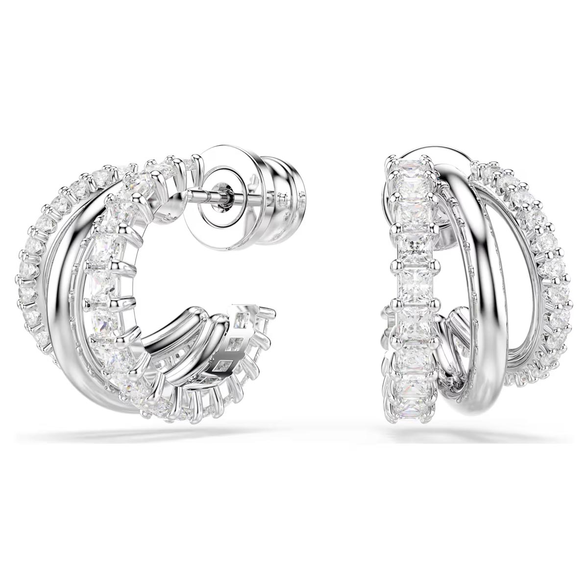 Swarovski Hyperbola Hoop Earrings
